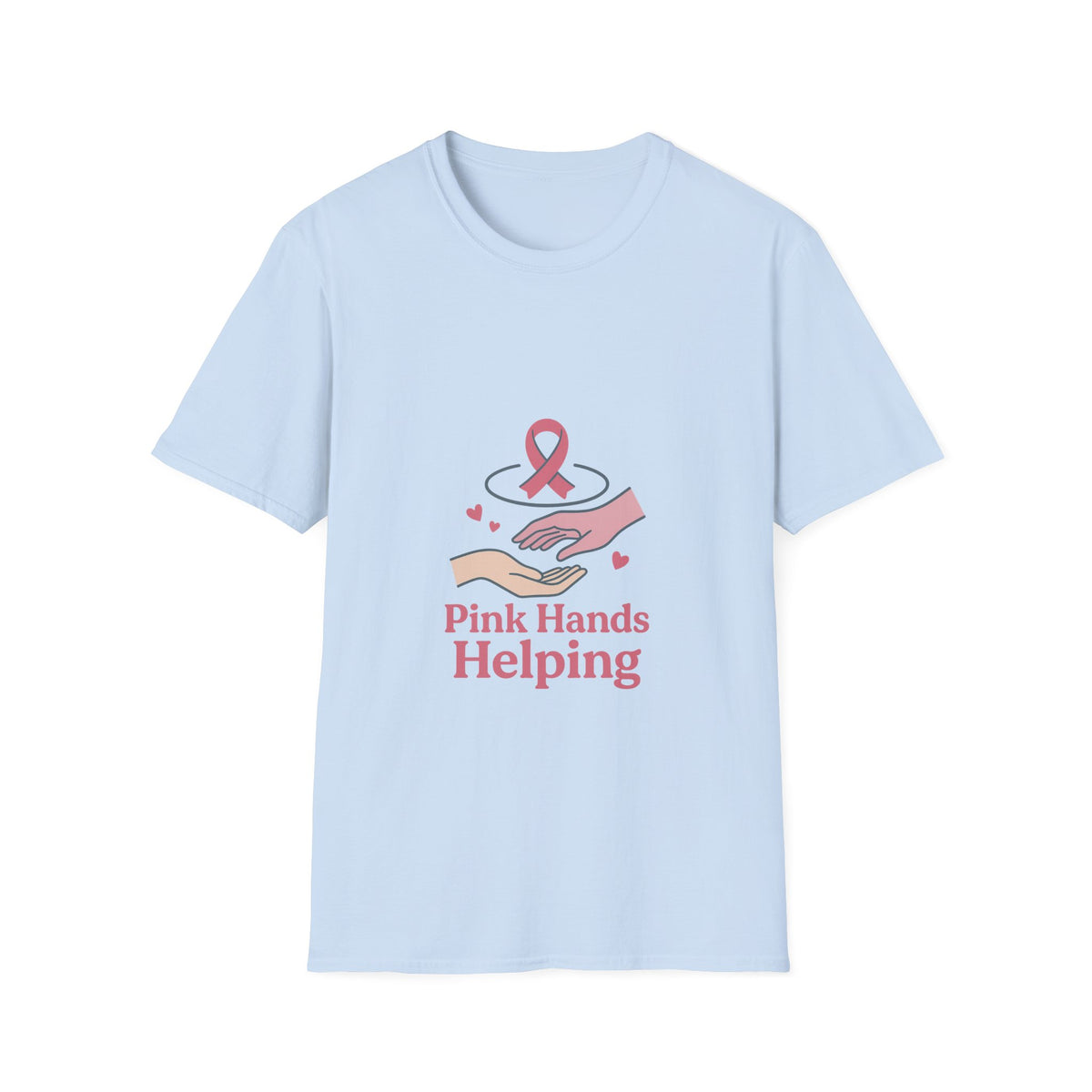Breast Cancer Support T-Shirt — Pink Hands Helping Tee - Trending Now - October 2026