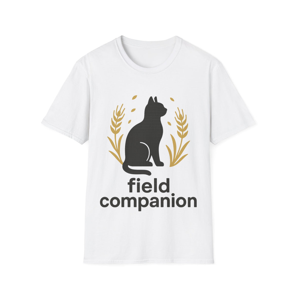 Field Companion Cute Cat Tee - Cottagecore Botanical Black Cat Graphic T-Shirt - Trending Now - September 2026