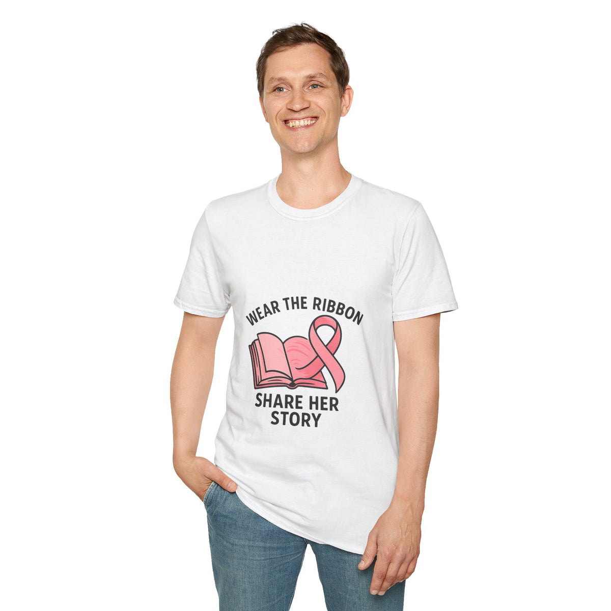 Breast Cancer Awareness T-Shirt — "Wear The Ribbon, Share Her Story" - Trending Now - October 2026