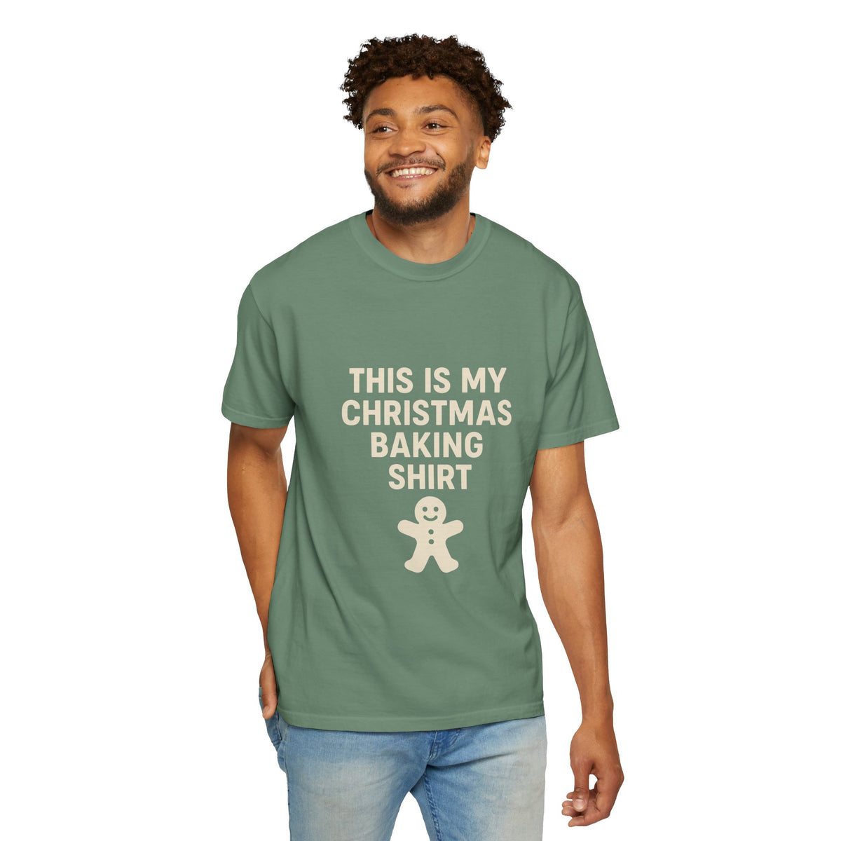 Christmas Baking Shirt — 'This Is My Christmas Baking Shirt' Tee with Gingerbread Graphic- Trending Now - October 2026