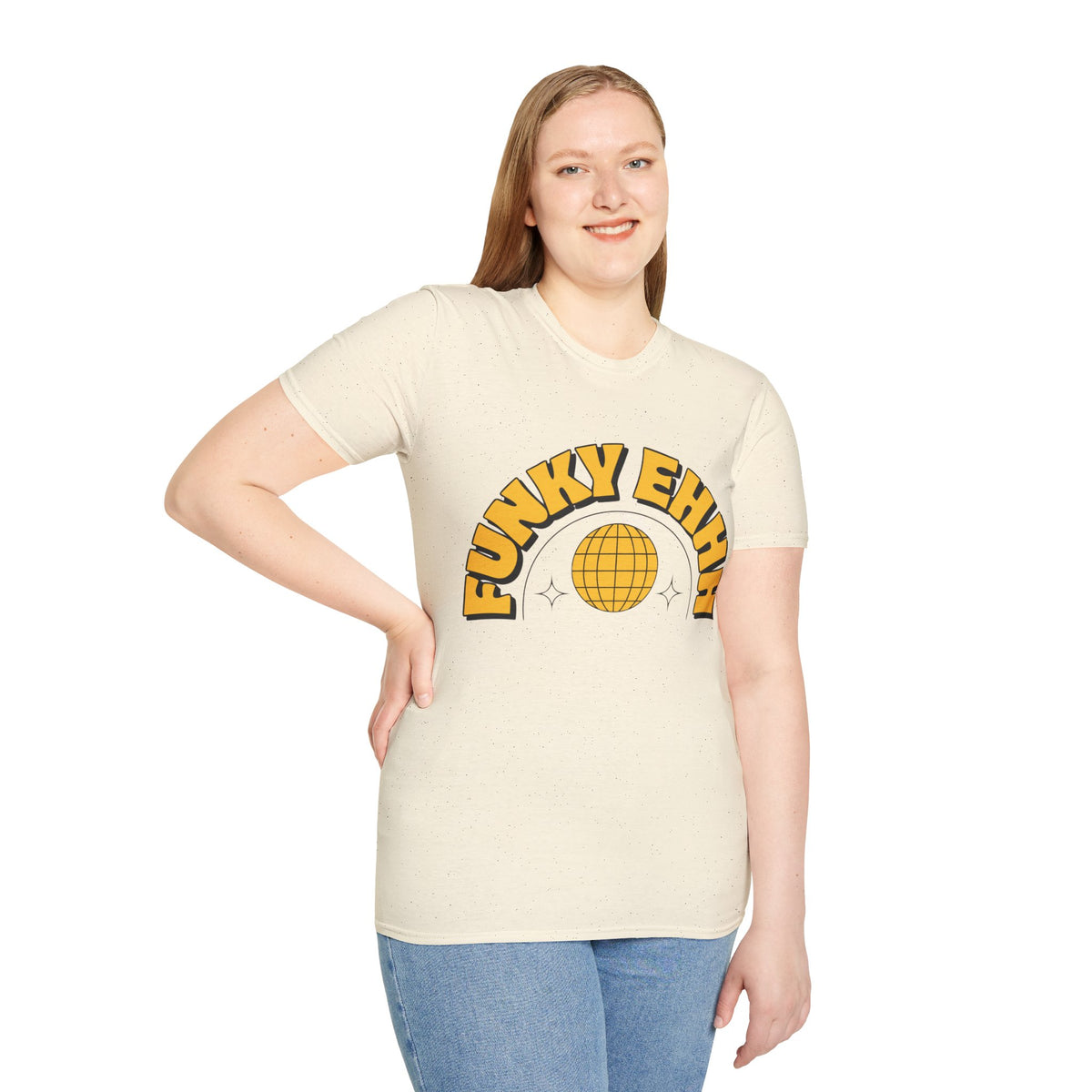 Funky Ehhh T-Shirt — Retro Yellow Disco Graphic Tee - Trending Now - August 2026