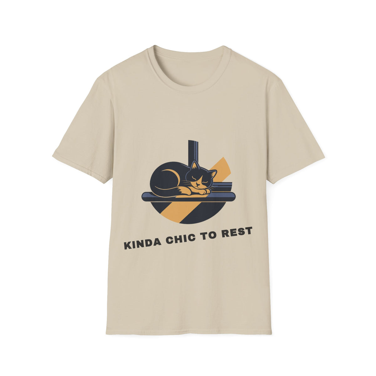 Cat Resting T-Shirt — "Kinda Chic to Rest" Graphic Tee - Trending Now - September 2026