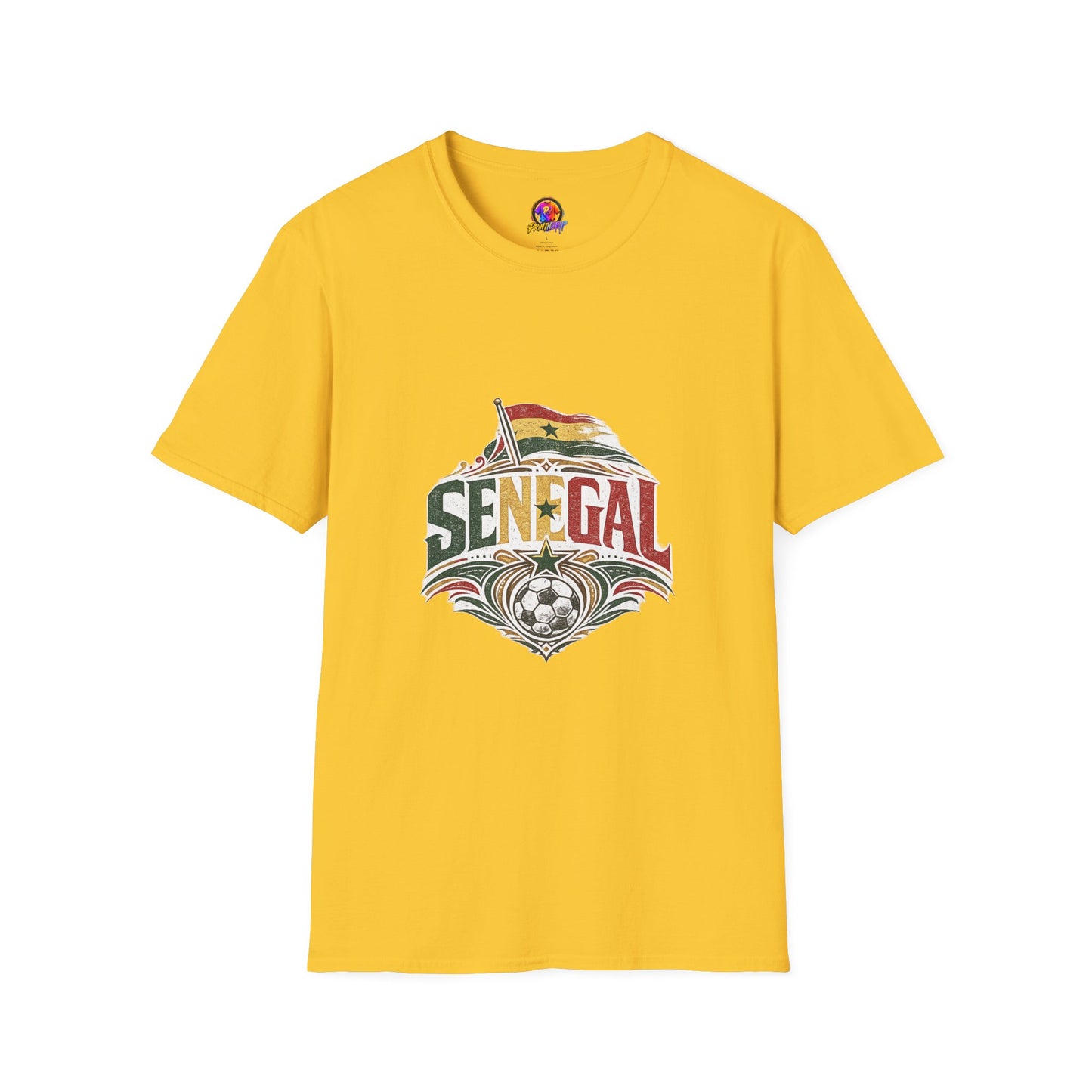 Senegal Flag Graphic T-Shirt — Vintage Senegal Pride Tee