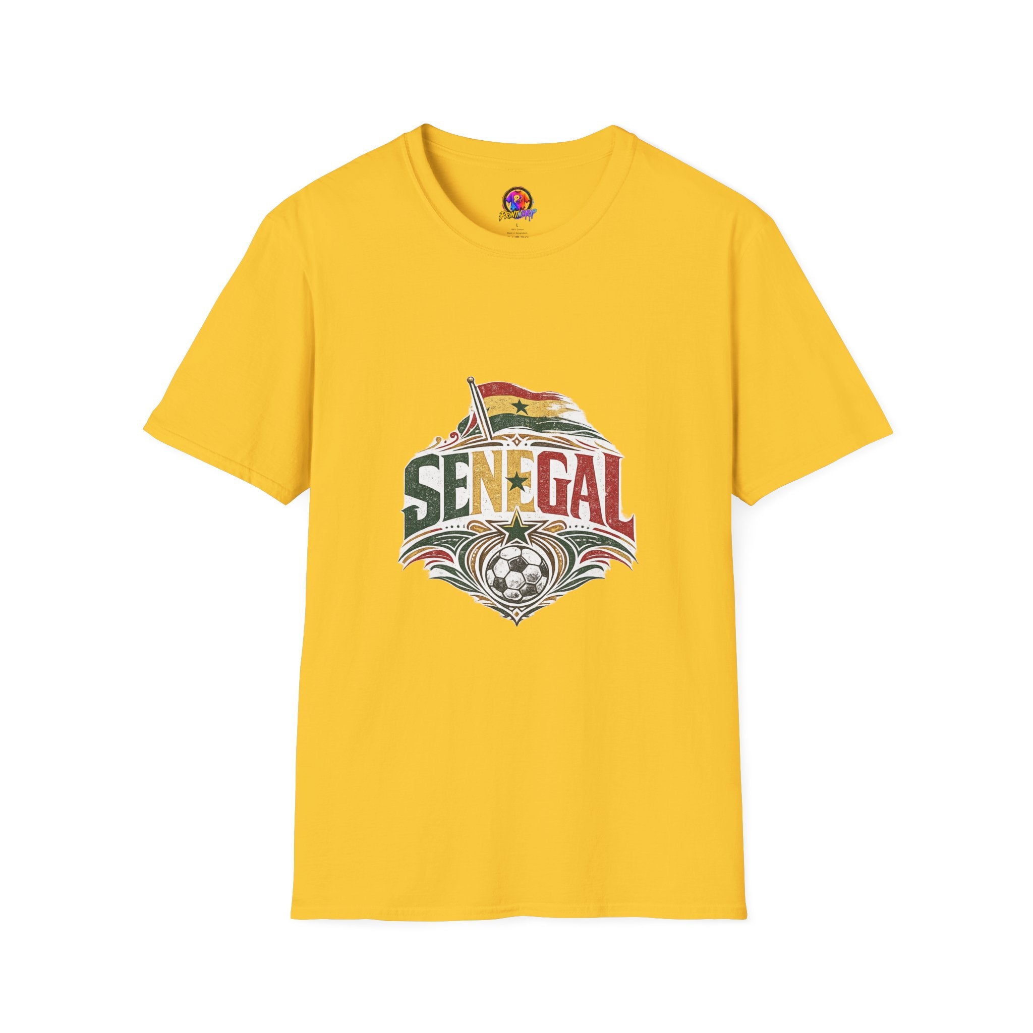 Senegal Flag Graphic T-Shirt — Vintage Senegal Pride Tee