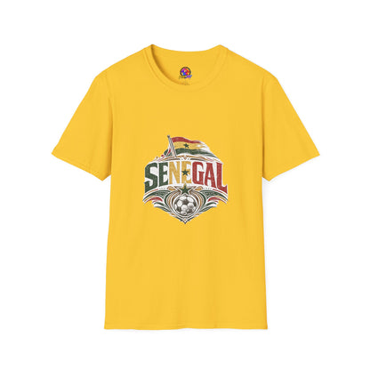 Senegal Flag Graphic T-Shirt — Vintage Senegal Pride Tee