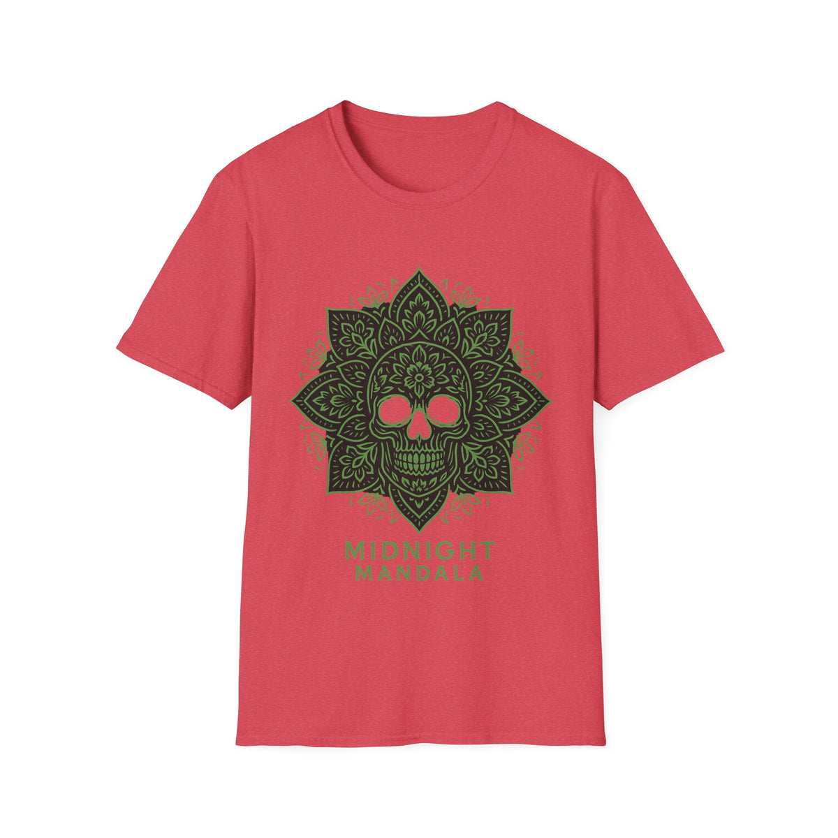 Mandala Skull T-Shirt — Midnight Mandala Floral Skull Tee - Trending Now - August 2026