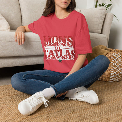 Morocco Lions de Atlas T-Shirt — Vintage Moroccan Atlas Mountain Graphic Tee