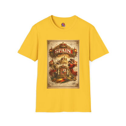 Spain Vintage Travel Graphic T‑Shirt — Retro Spanish Landmark Tee