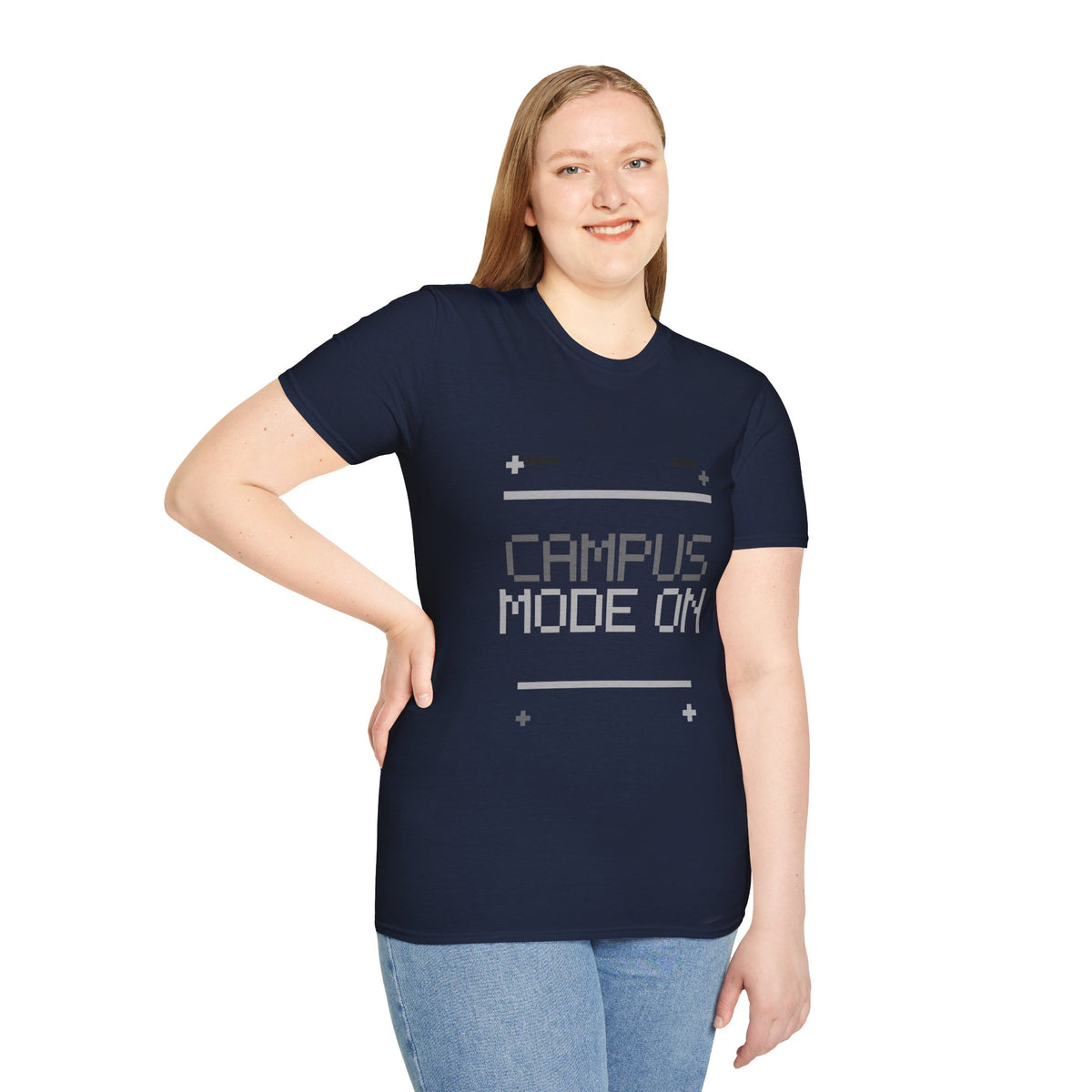 Campus Mode On T-Shirt — Retro Pixel Student Tee - Trending Now - August 2026