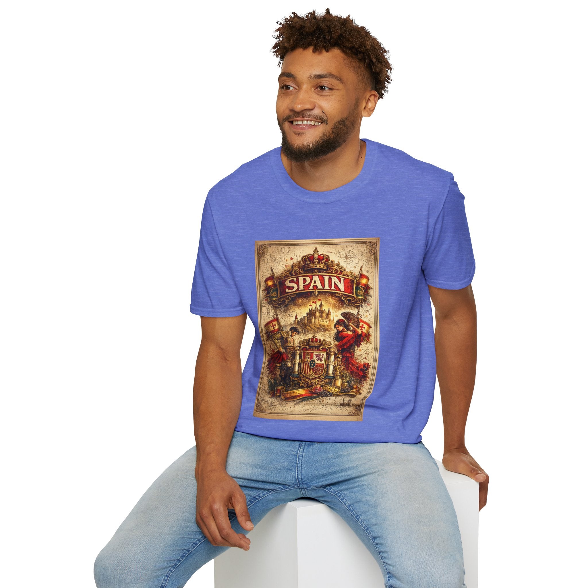 Spain Vintage Travel Graphic T‑Shirt — Retro Spanish Landmark Tee