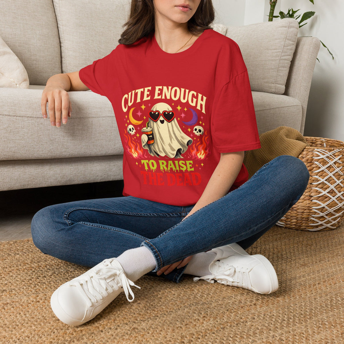 Halloween Cute Enough Unisex Softstyle T-Shirt