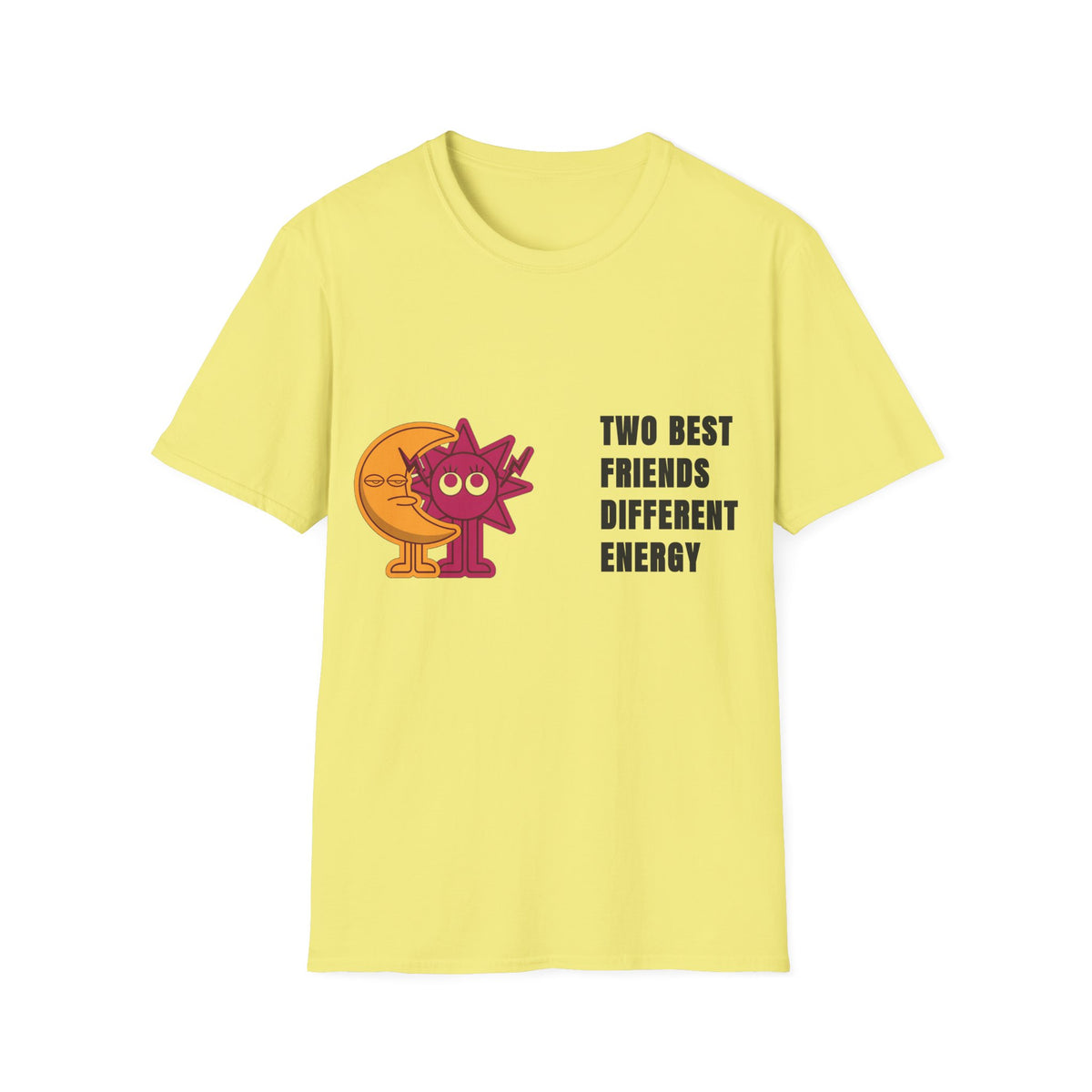 Two Best Friends Different Energy T-Shirt — Cute Cartoon Cat Duo Tee - Trending Now - September 2026