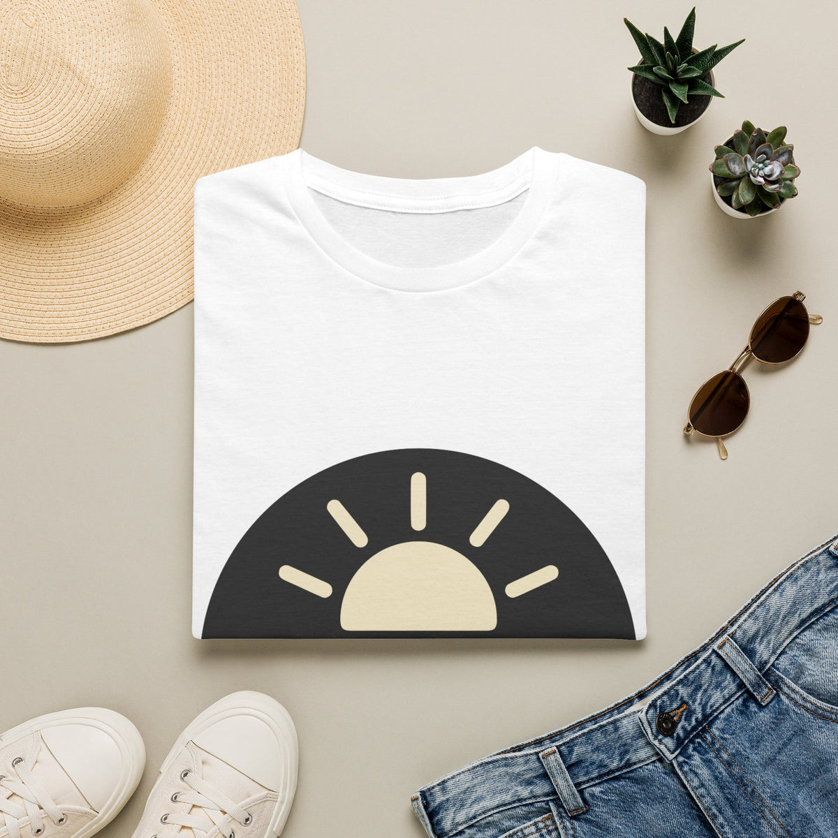 "You Are Good Enough" Boho Sunrise Heart Graphic Tee - Trending Now - September 2026