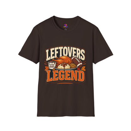 Leftovers Legend T-Shirt — Thanksgiving Football Turkey Graphic Tee