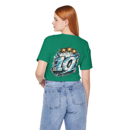 Buenos Aires Nights T‑Shirt — '10' Grunge Graphic Tee - Argentina No. 10