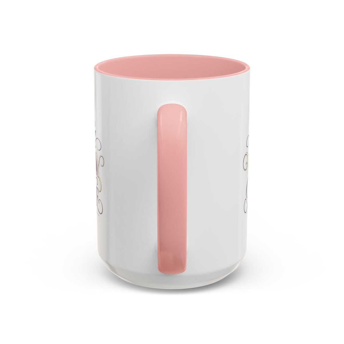 Worth of Peace Accent Coffee Mug — Domestic Violence Awareness Ribbon (11/15oz)
