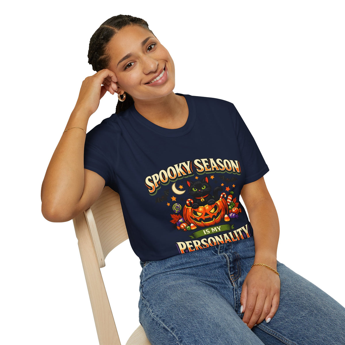 Halloween Spooky Season Unisex Softstyle T-Shirt