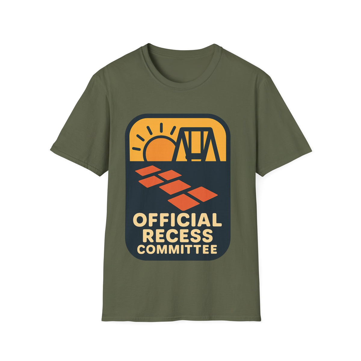 Official Recess Committee T-Shirt – Retro Sunset Camp Graphic Tee - Trending Now - August 2026