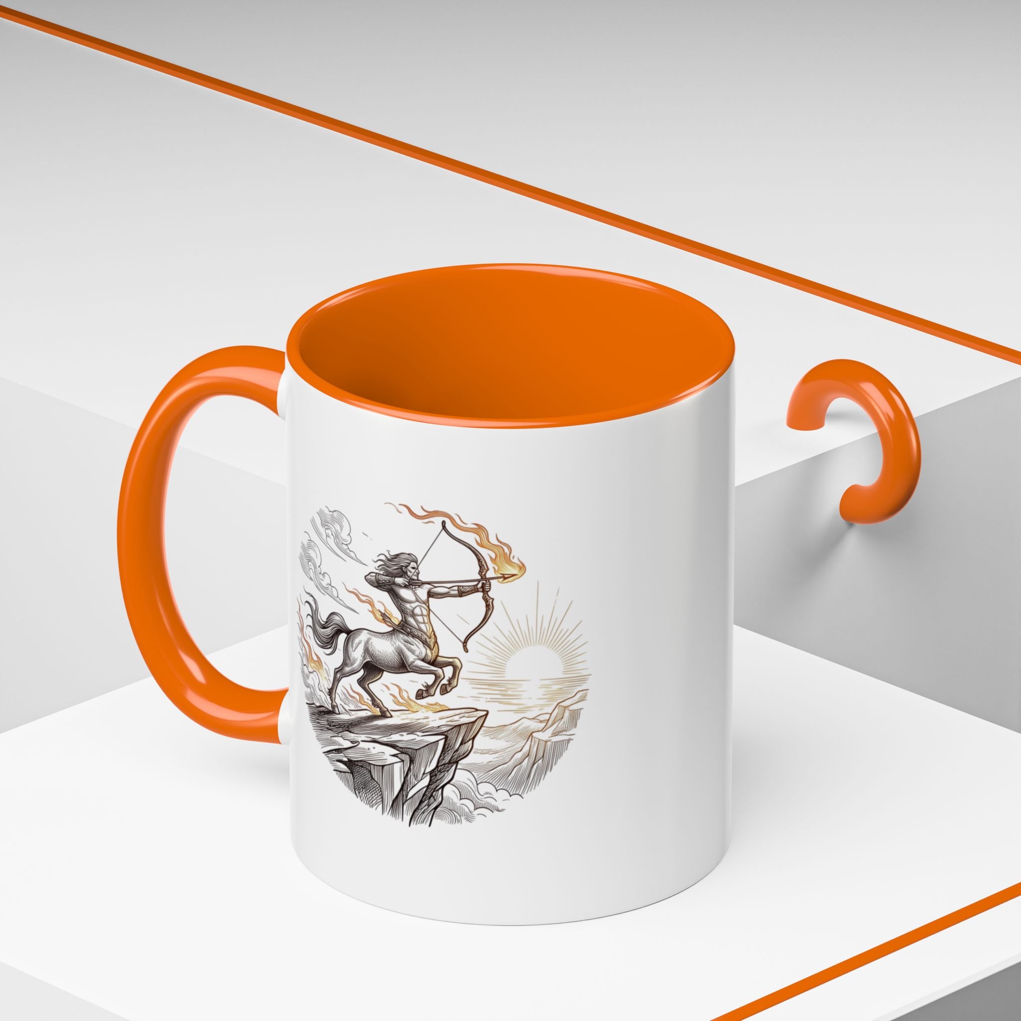 Centaur Archer Coffee Mug — Mythic Sagittarius Design Accent Mug