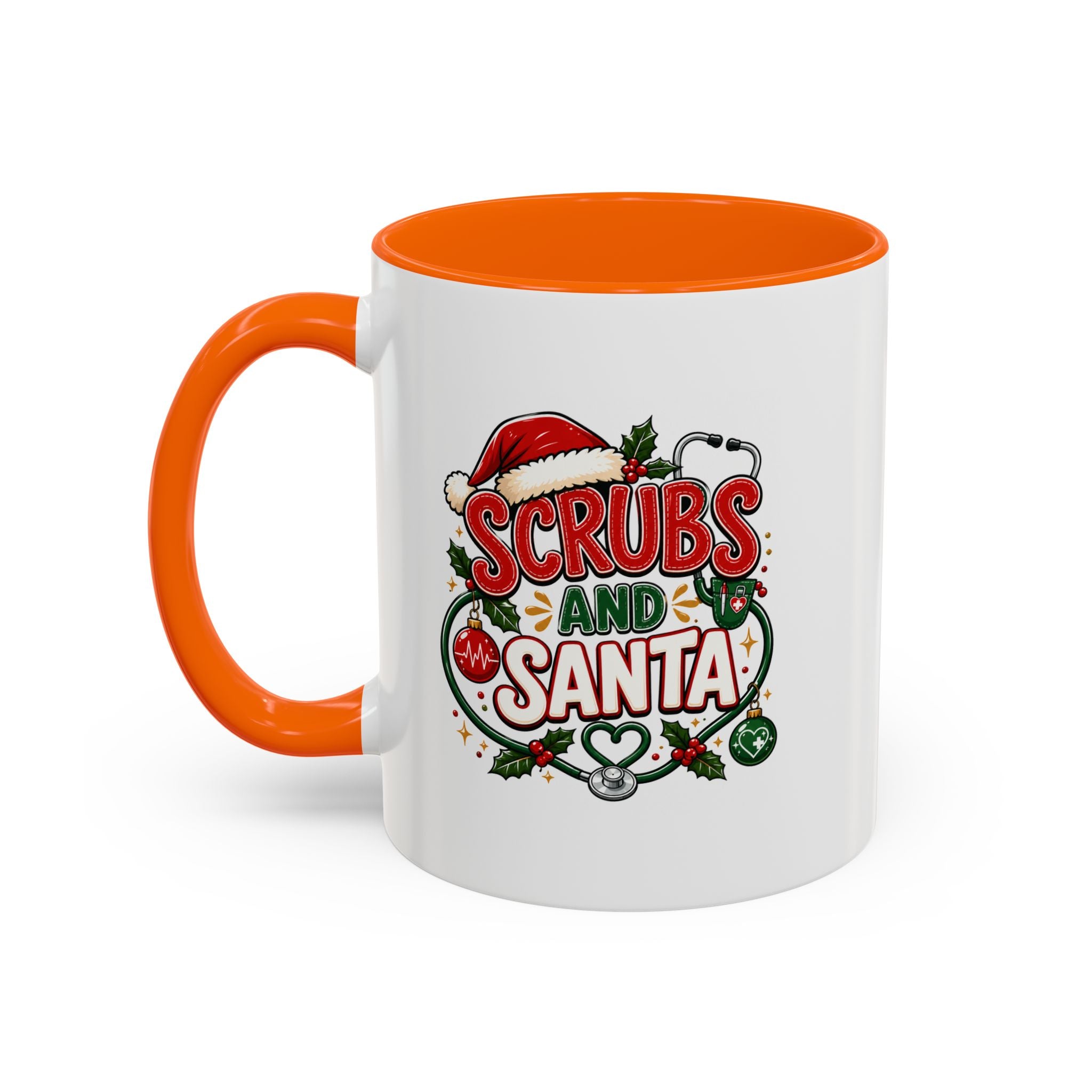Scrubs and Santa Christmas Coffee Mug