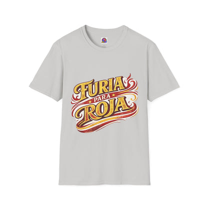 Spain Furia Para Roja T-Shirt — Vintage Flame Spanish Pride Soccer Tee