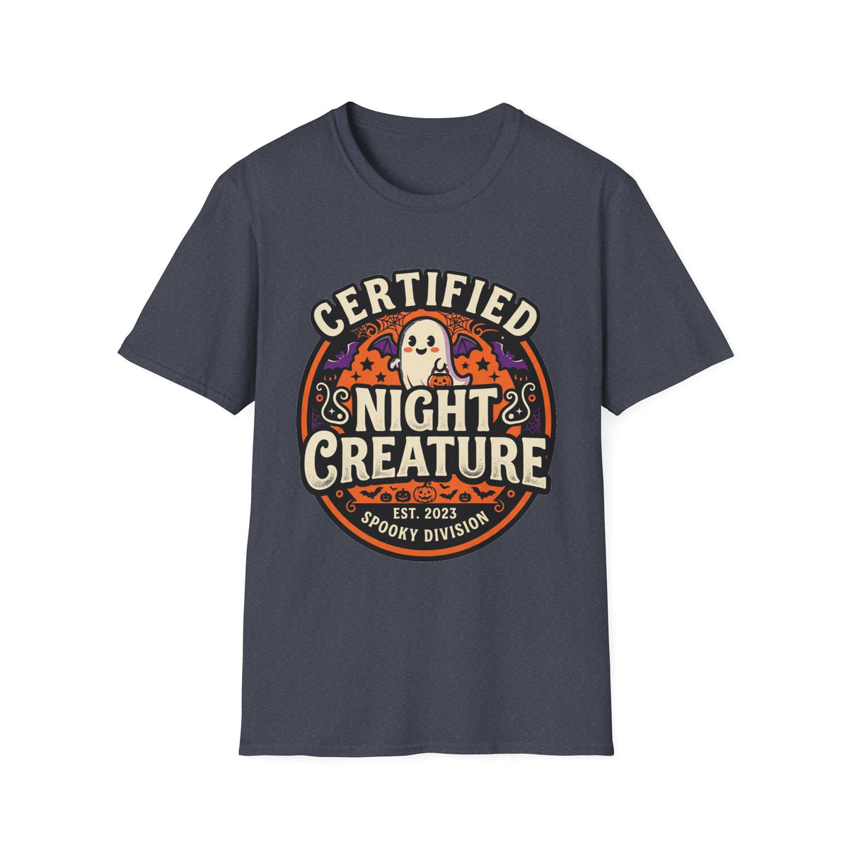 Certified Night Creature T-Shirt – Funny Halloween Bat Lover Tee - Trending Now - August 2026
