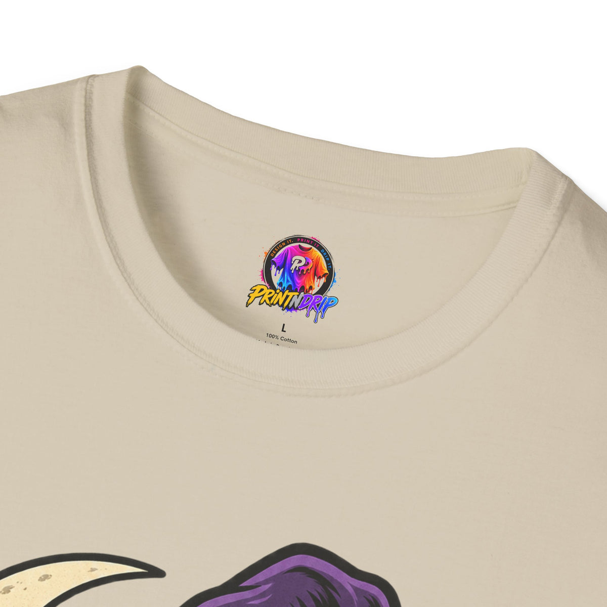 Midnight Mischief Halloween T-Shirt — Witch Hat & Bats Graphic