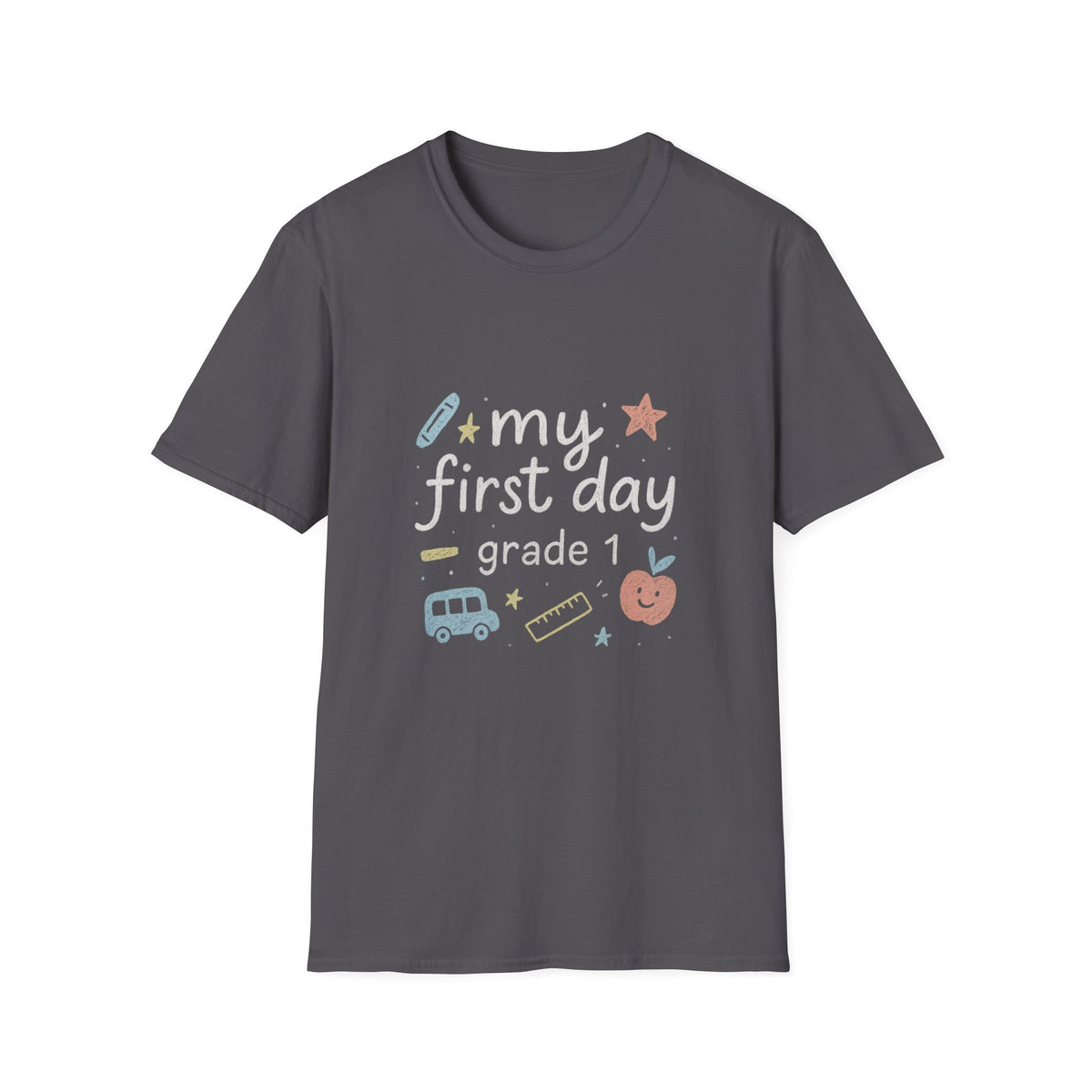 My First Day T‑Shirt — Cute Back-to-School Graphic Tee (My First Day, Grade 1) - Trending Now - August 2026