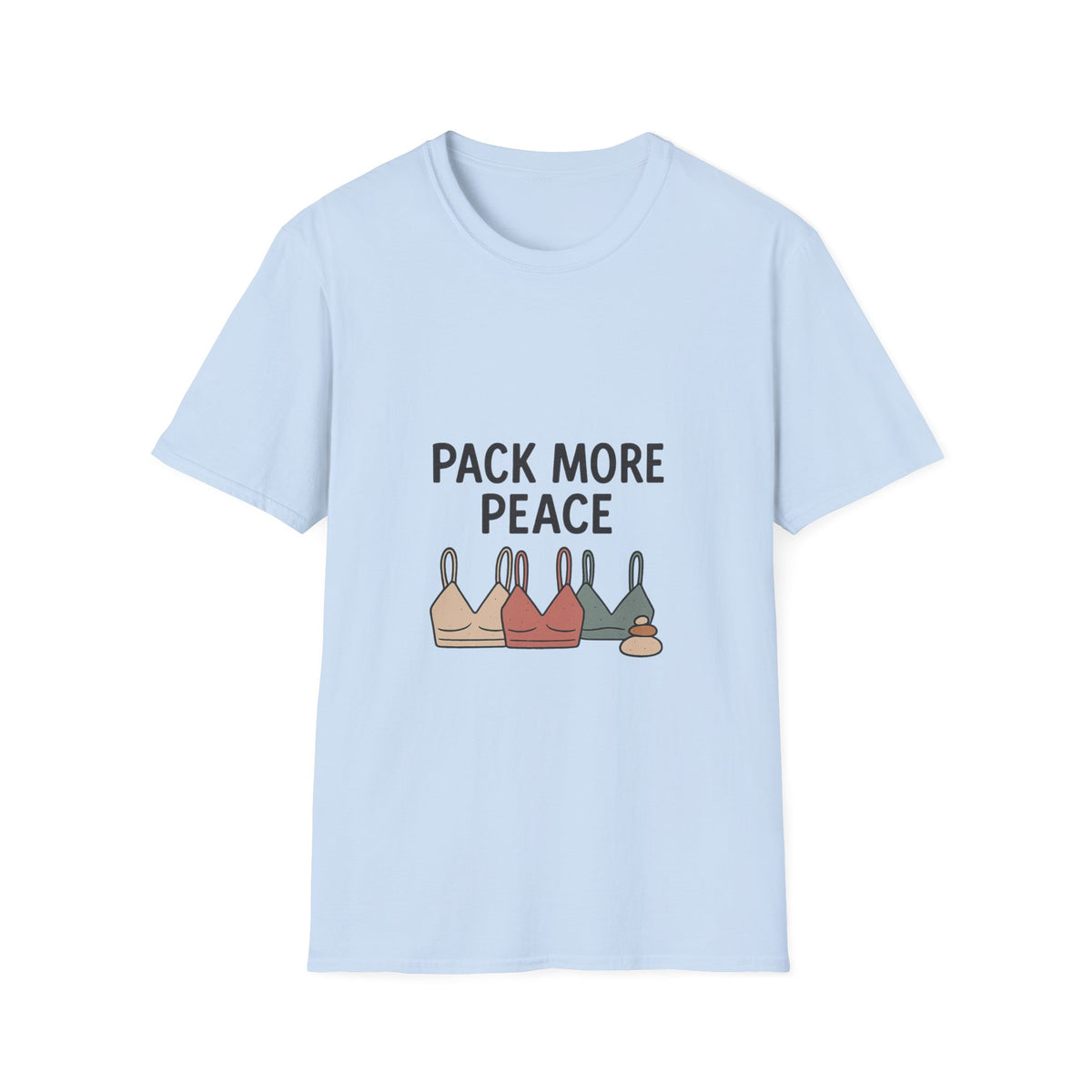 Pack More Peace T-Shirt — Minimalist Yoga / Mindfulness Tee - Trending Now - October 2026