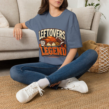 Leftovers Legend T-Shirt — Thanksgiving Football Turkey Graphic Tee