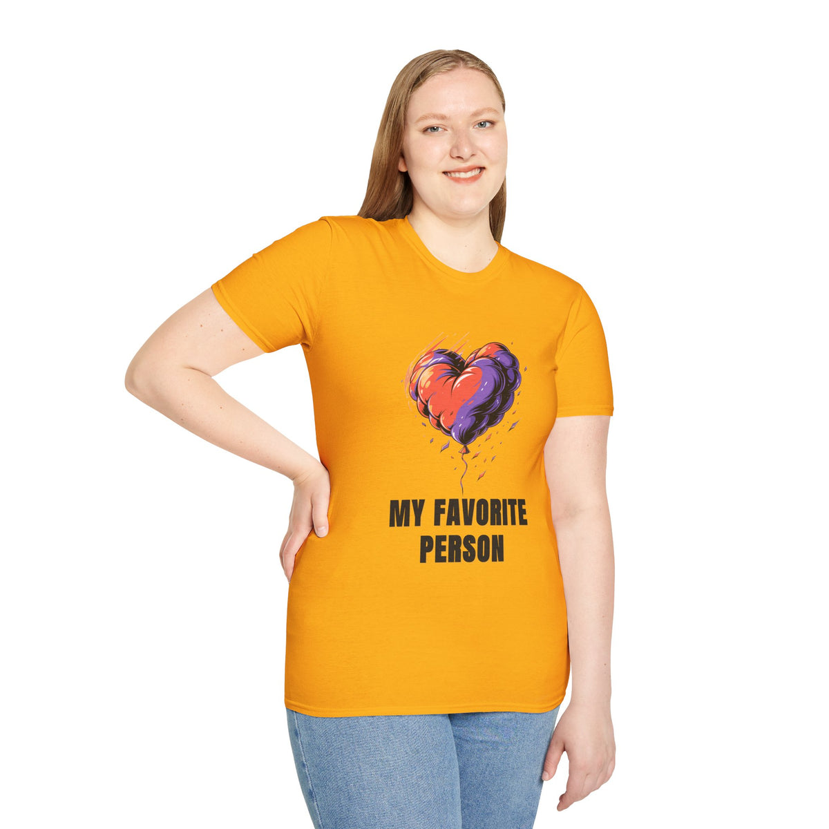 Heart Graphic T-Shirt — "My Favorite Person" Casual Tee - Trending Now - August 2026