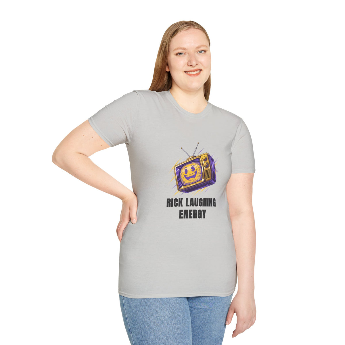 Rick Laughing Energy T-Shirt — Retro TV Graphic Tee - Trending Now - August 2026
