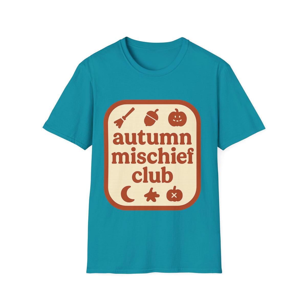 Autumn Mischief Club T-Shirt — Cozy Fall Graphic Tee - Trending Now - August 2026