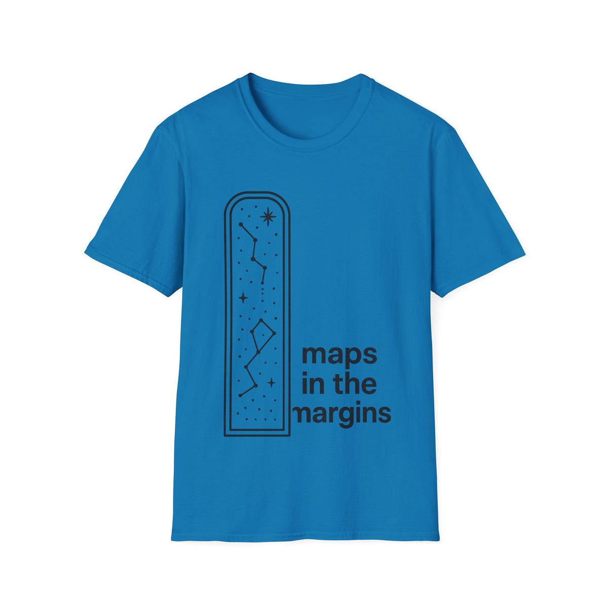 "Maps In The Margins" Travel Bookmark Tee | Minimalist Wanderlust Graphic T-Shirt - Trending Now - September 2026