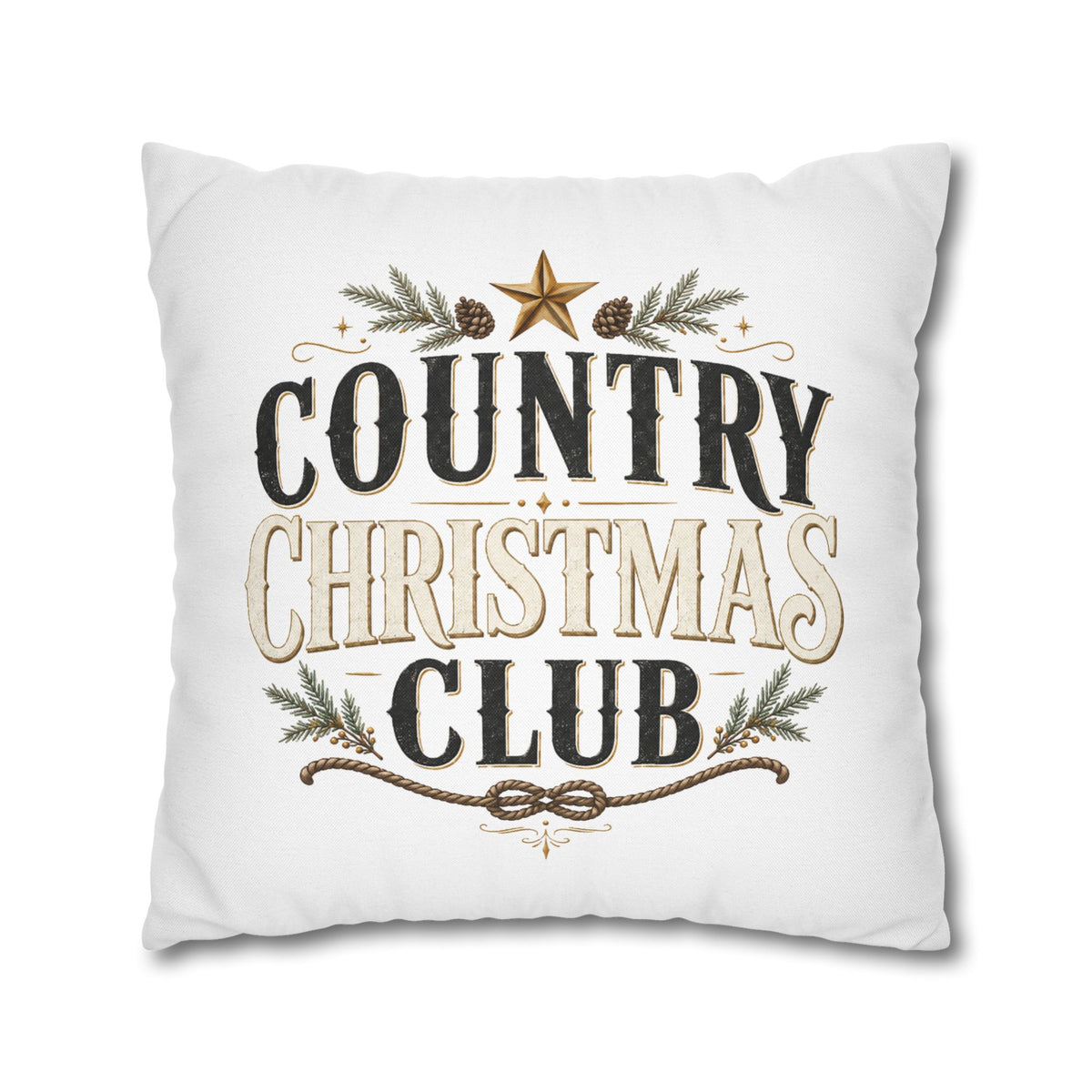Christmas Country Christmas Club Pillowcase