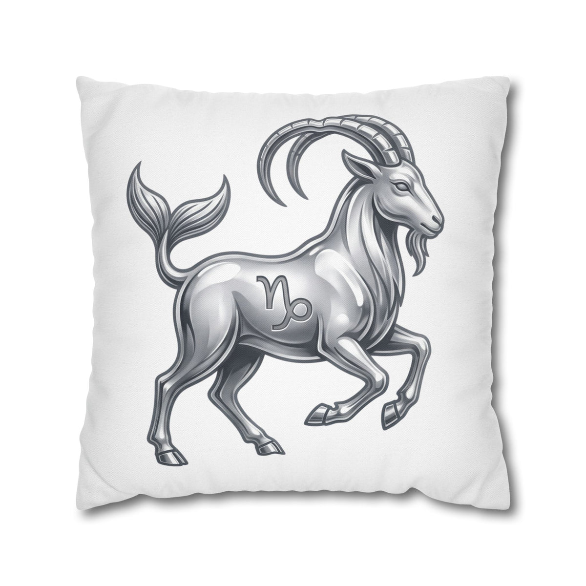 Capricorn Zodiac Pillowcase — Goat-Mermaid Astrology Cushion Cover
