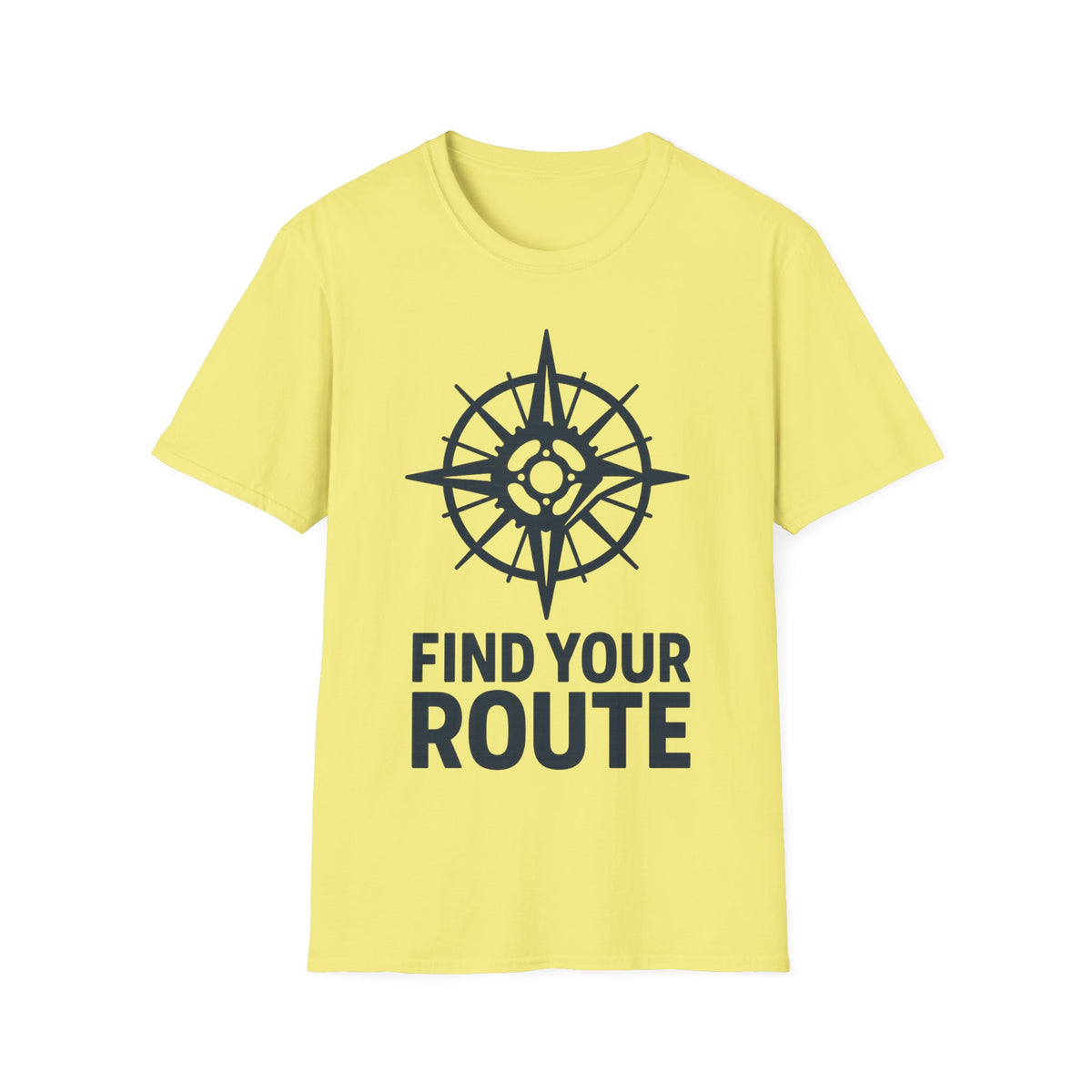 "Find Your Route" Compass Graphic Tee | Minimalist Adventure Travel T-Shirt - Trending Now - September 2026