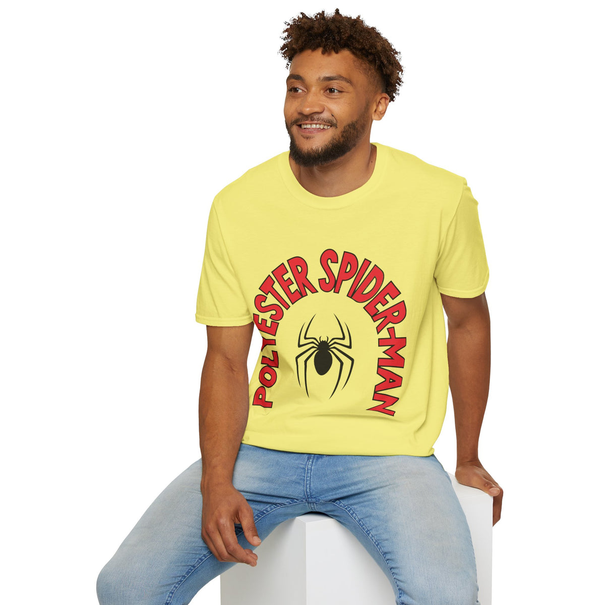 Spider Graphic T-Shirt — "Polyester Spiderman" Retro Spider Logo Tee - Trending Now - August 2026
