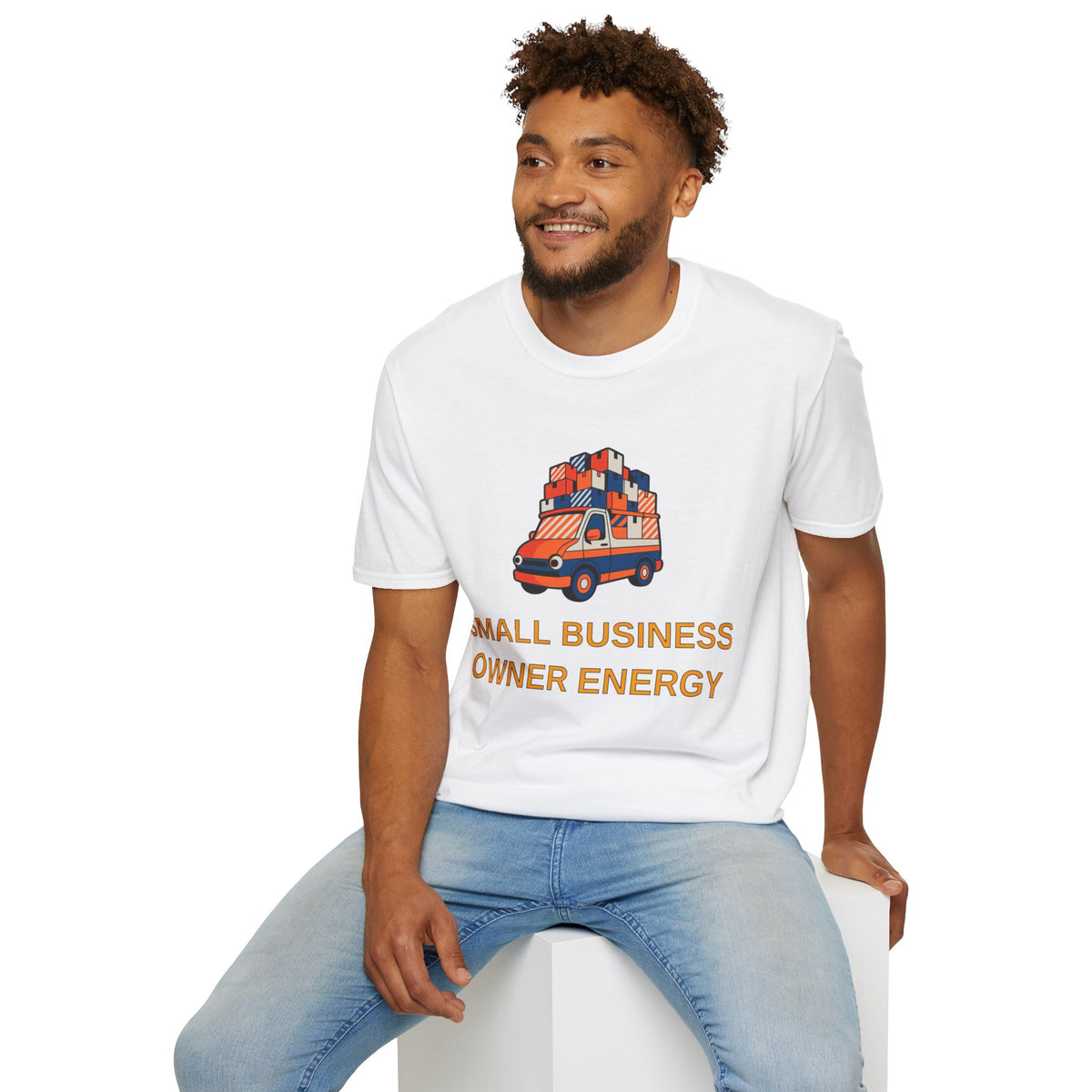 Small Business Owner Energy T‑Shirt — Delivery Van Stack Graphic Tee - Trending Now - August 2026