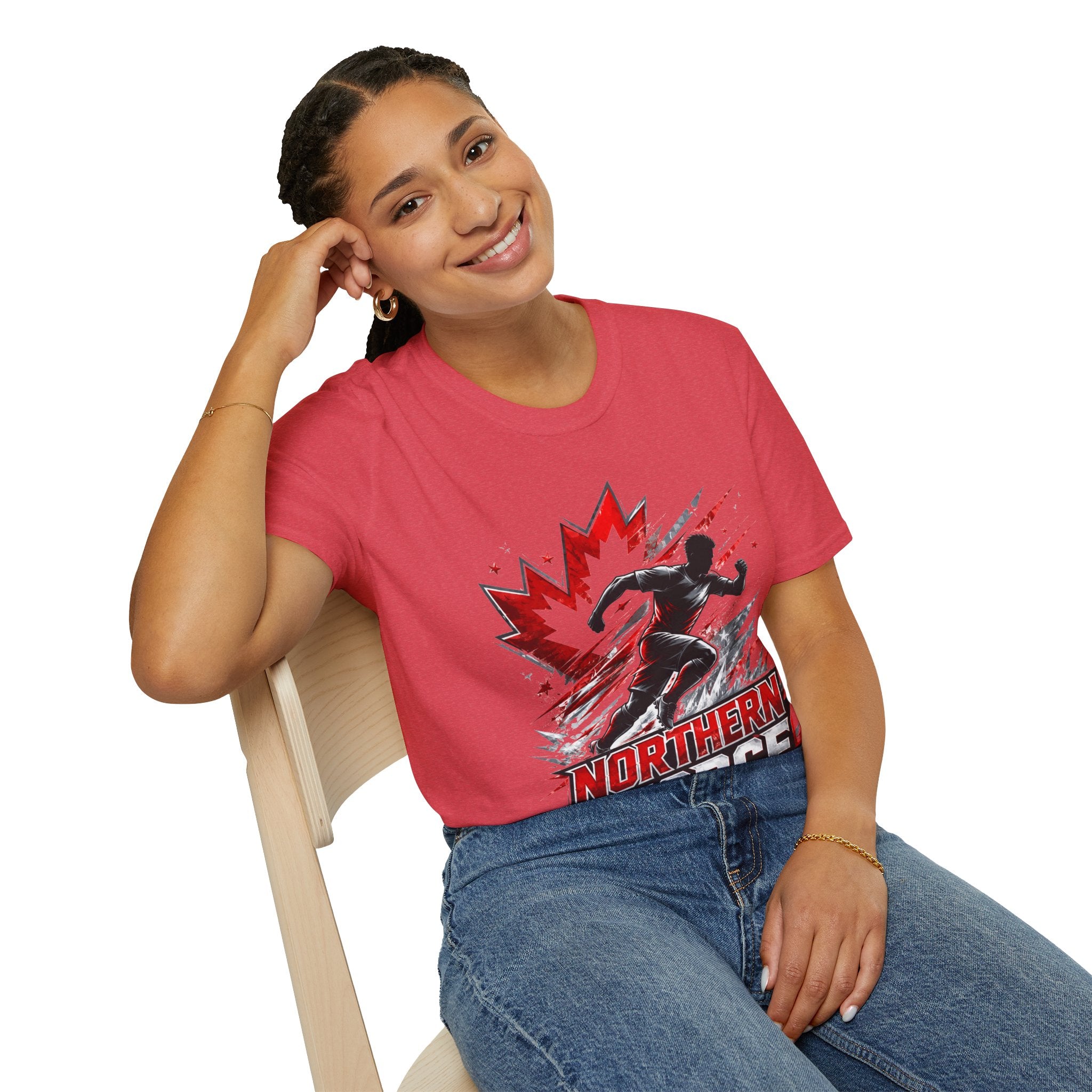 Canada Northern Force Running T‑Shirt — Canada Maple Runner Athletic Tee