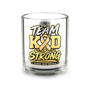 Glass Mug — "Team Kid Strong" Childhood Cancer Awareness 10oz