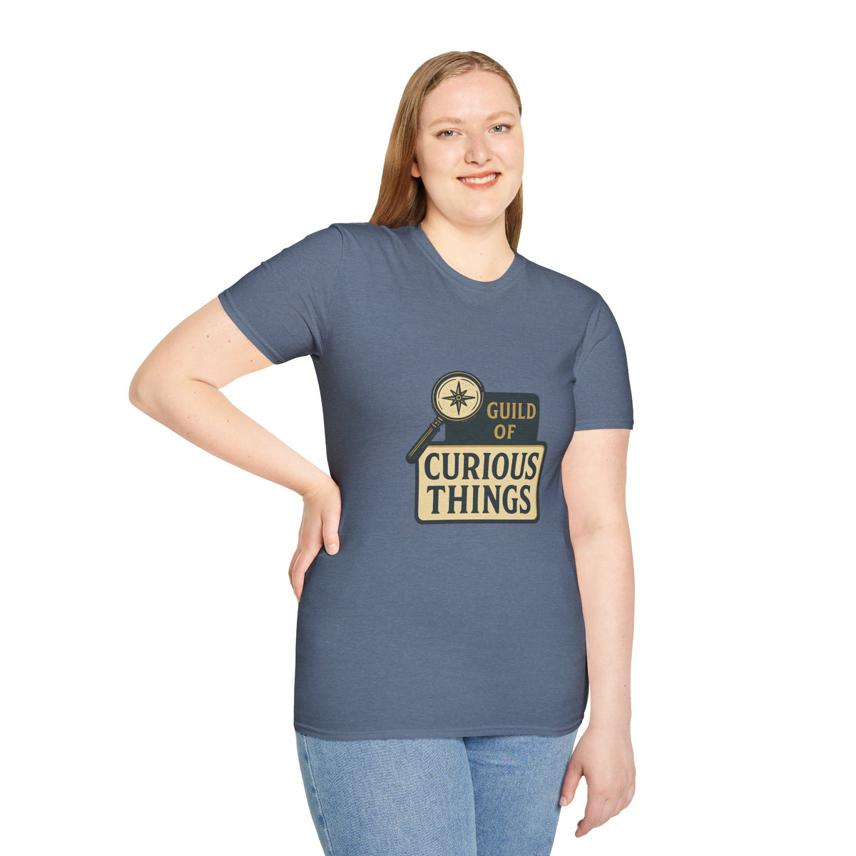 Curious Things T‑Shirt — Guild of Curious Vintage Badge Tee - Trending Now - August 2026