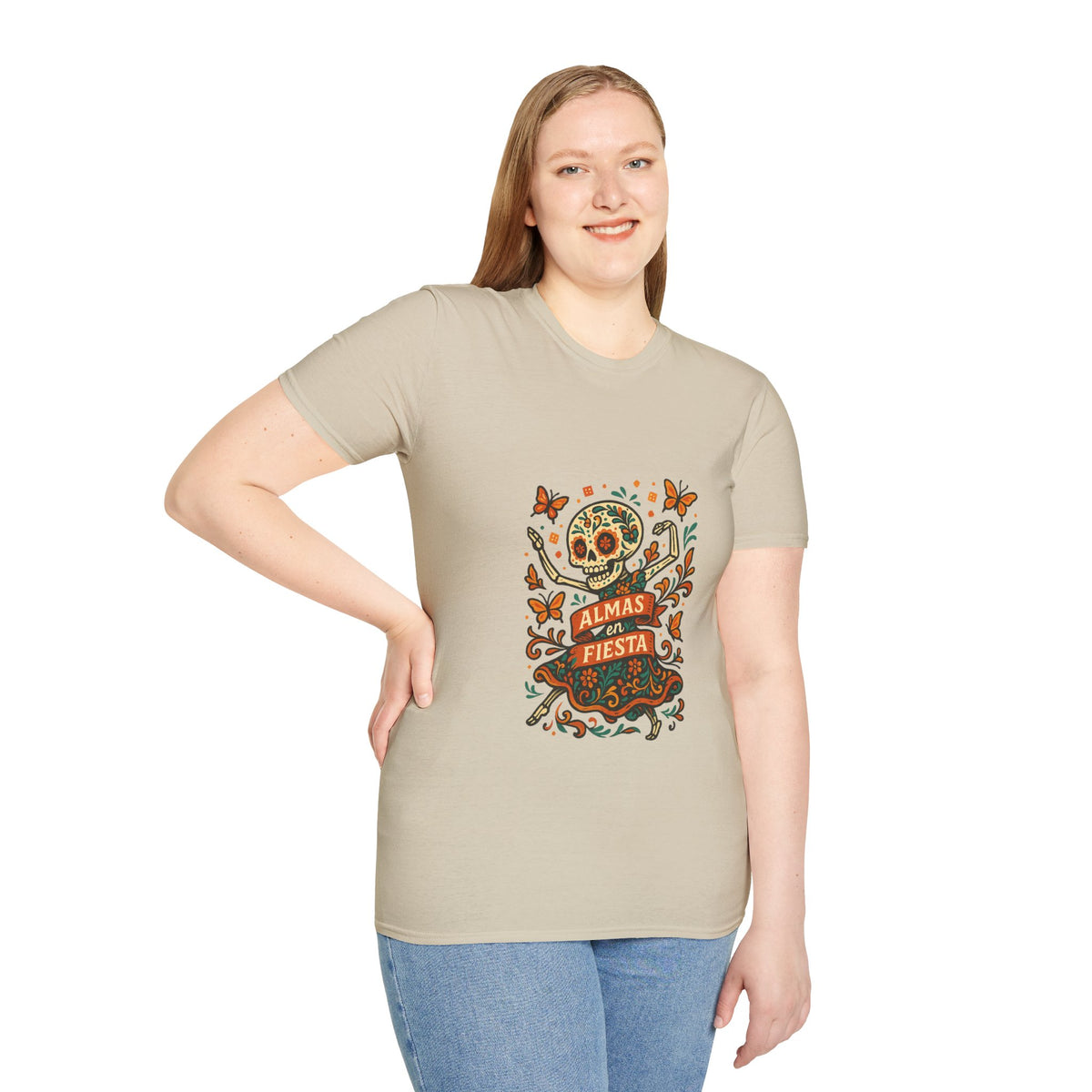 Day of the Dead Fiesta T-Shirt — Calavera Skull with 'Día de Fiesta' Design - Trending Now - October 2026
