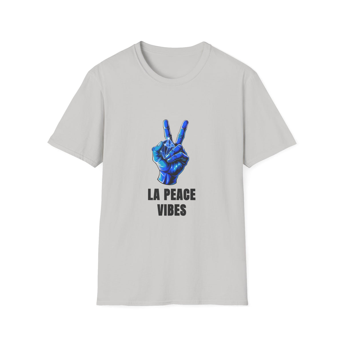 Peace Vibes T-Shirt — Blue Peace Hand Graphic Tee - Trending Now - August 2026