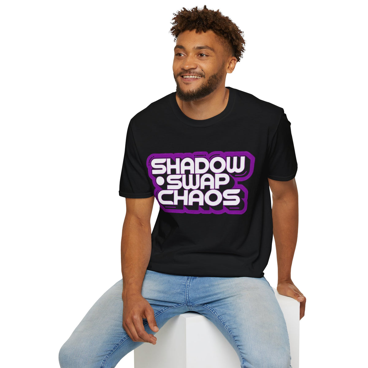 Shadow Swap Chaos T-Shirt — Retro Purple Gaming Graphic Tee - Trending Now - August 2026