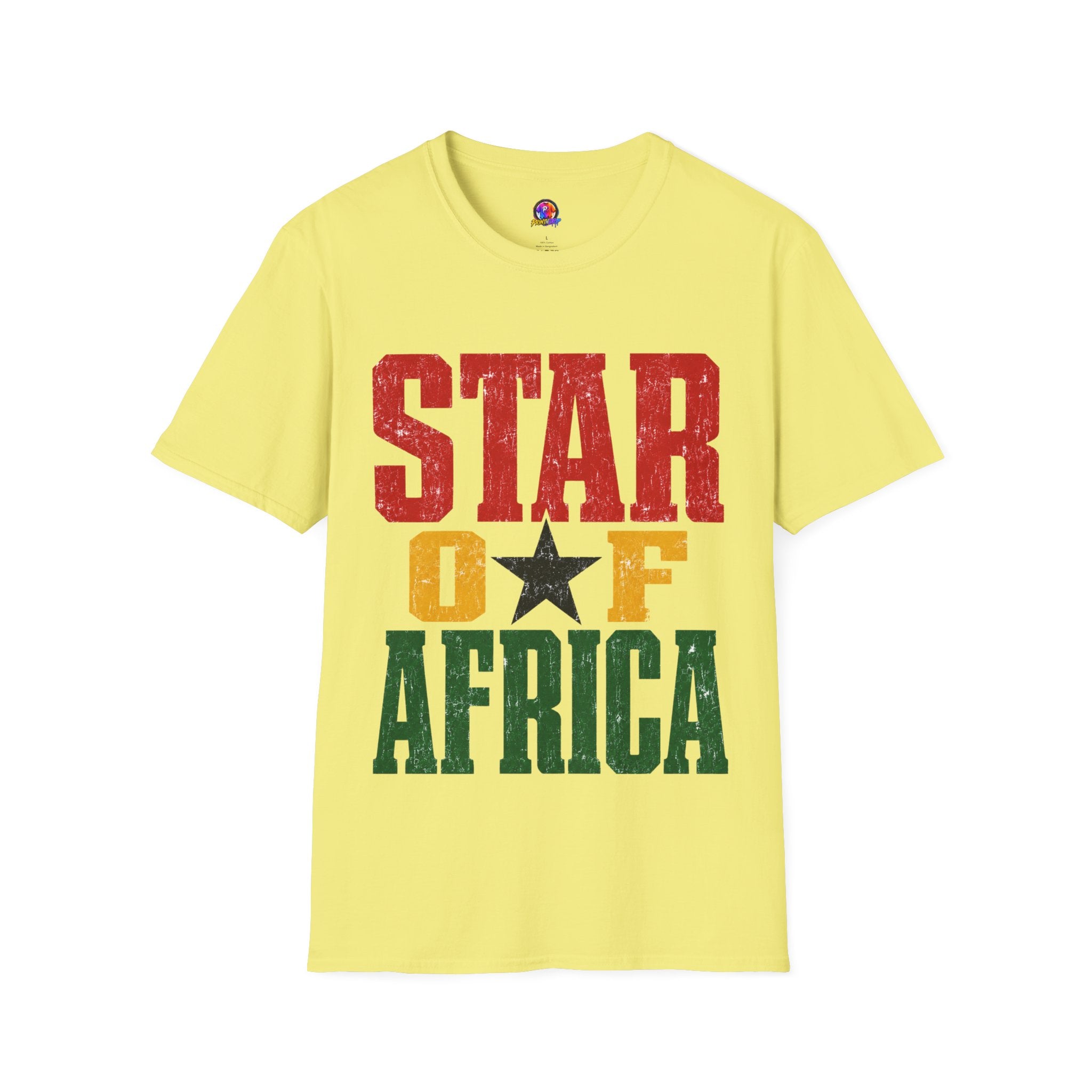 Ghana Star of Africa T-Shirt — Retro Pan-African Graphic Tee
