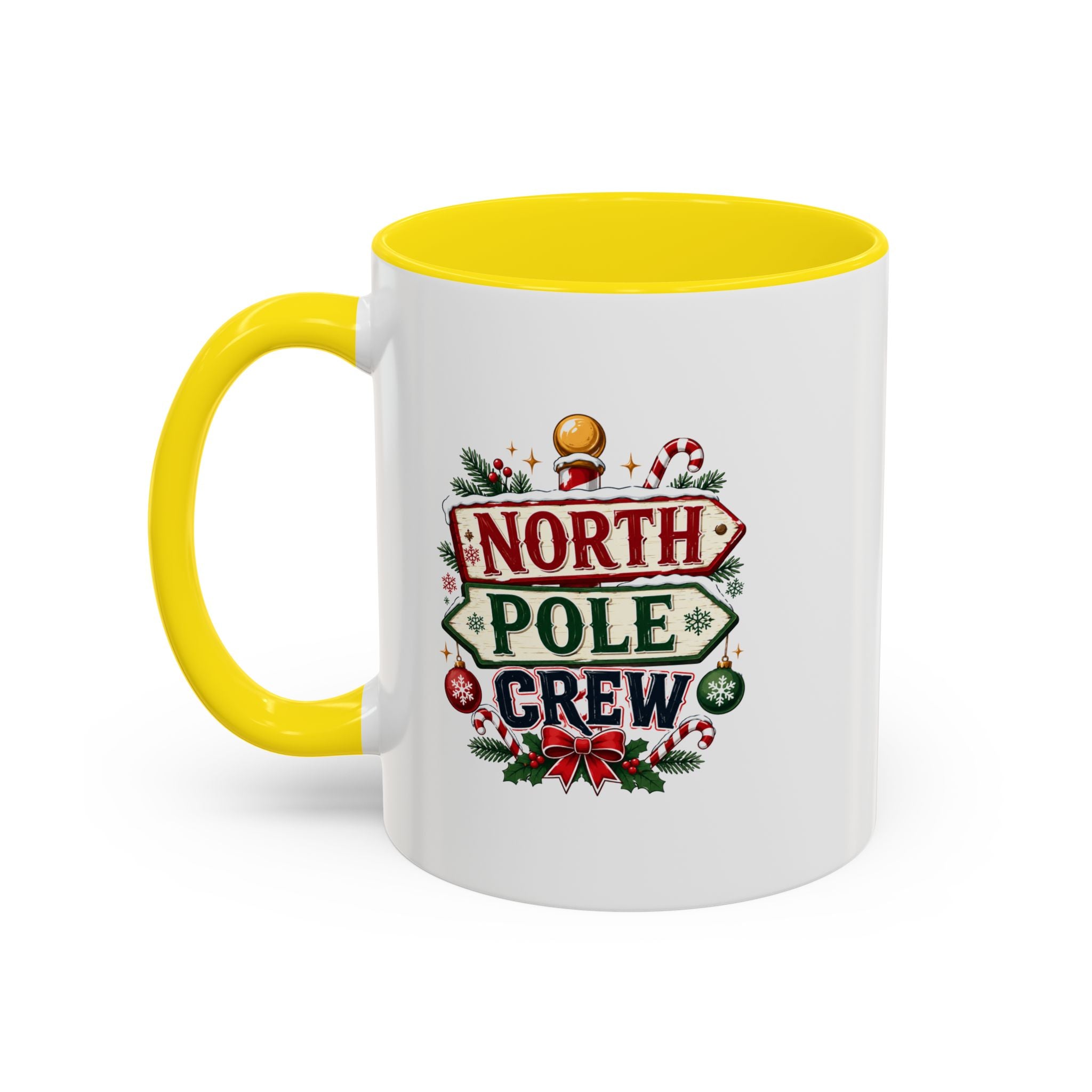 Accent Coffee Mug North Pole Crew