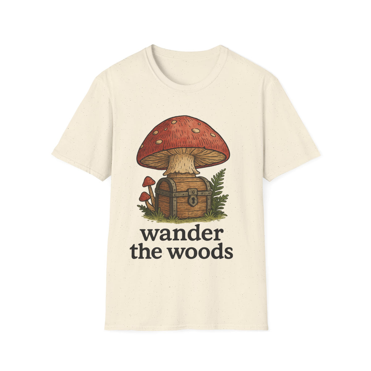 Mushroom Fairy Door T-Shirt — Whimsical Red Toadstool Graphic Tee - Trending Now - September 2026