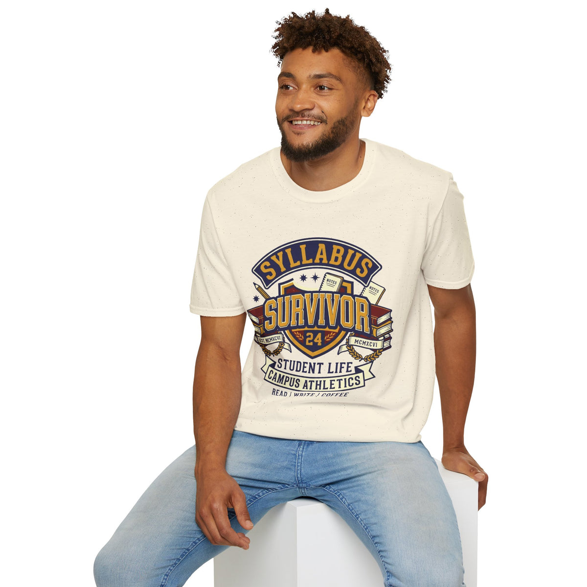 Syllabus Survivor T‑Shirt — College Student Graduation & Back-to-School Tee - Trending Now - August 2026