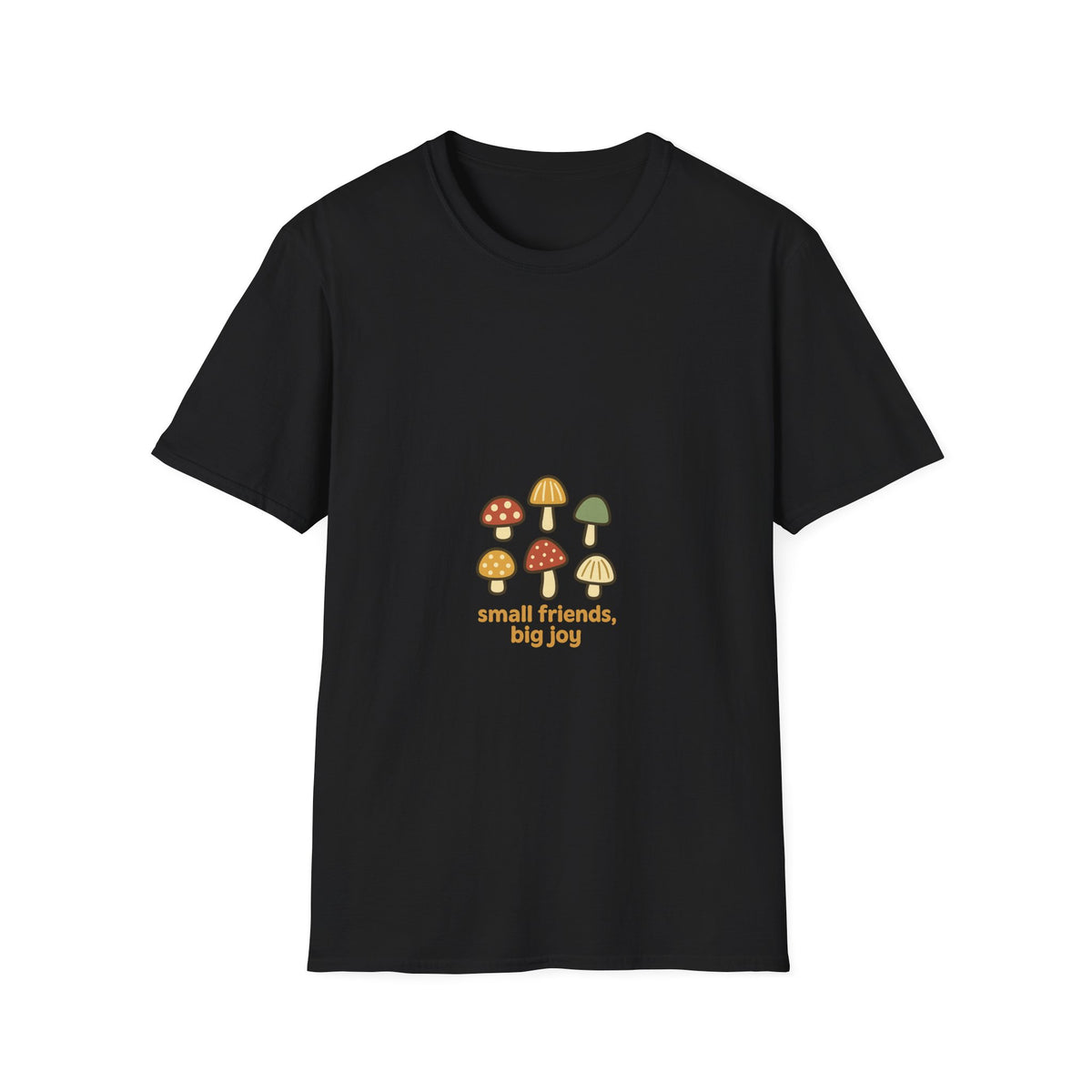 Aesthetic Small Friends Big Joy Mushroom Cluster Tee - Trending Now - September 2026